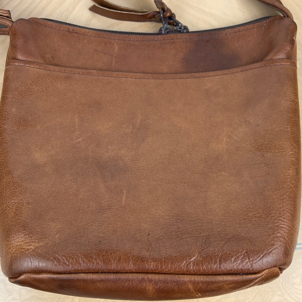 Stickman Leather Medium Bucket Bag crossbody bag purse - Picture 4 of 7